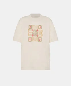 Donne Momonì T-Shirts E Top-Thirt Himba In Jersey - Naturale