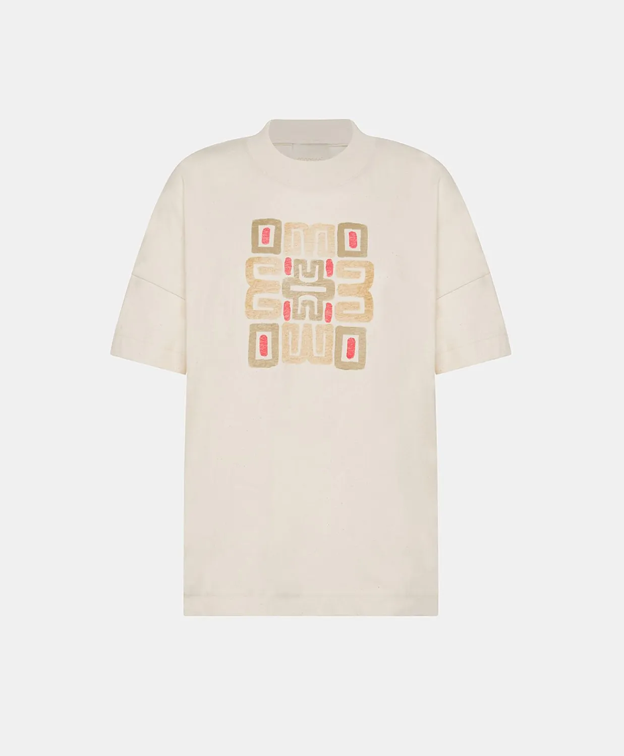 Donne Momonì T-Shirts E Top-Thirt Himba In Jersey - Naturale